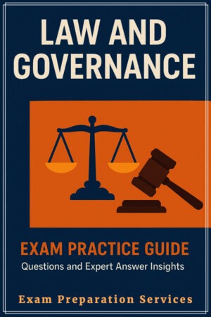 Law and Governance EXAM guide